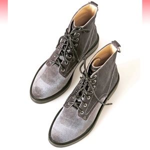 Dolce Vita Bardot Gray Velvet Boots. New With Box. 7.5